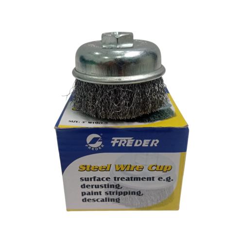 3 IN / FREDER Sikat Kawat Bengkok Bahan Pembersih Karat Kerak
