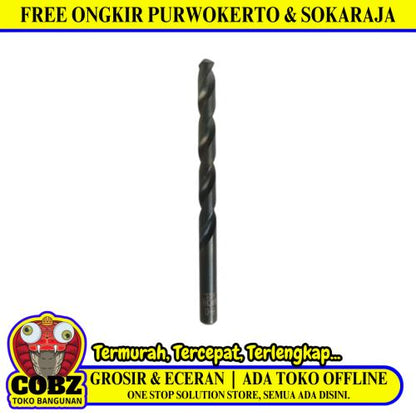 8 MM / NACHI Shank Twist Drill Bits Mata Bor Besi Baja Kayu PVC