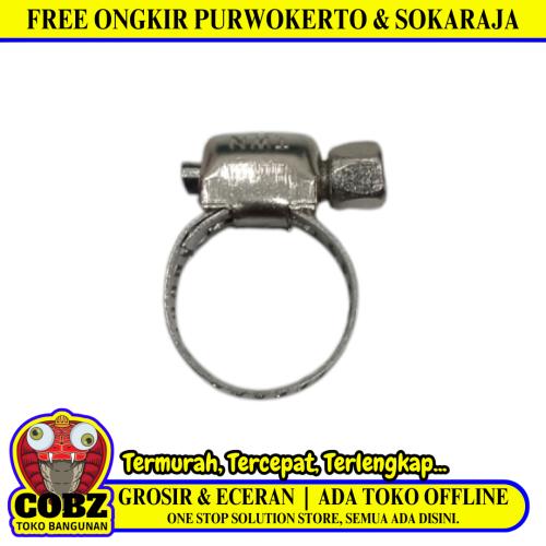 1/2 IN / TM Klem Selang Air Gas LPG Regulator Hose Clamp Stainless