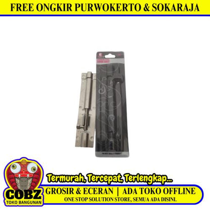 6 IN / EIFFEL Grendel Kunci Slot Pintu Jendela Stainless