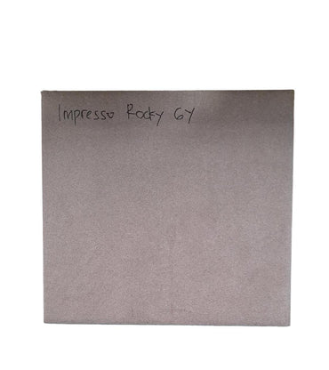 40 CM x 40 CM / IMPRESSO ROCKY Keramik Lantai Teras Garasi Matte Grey Dus