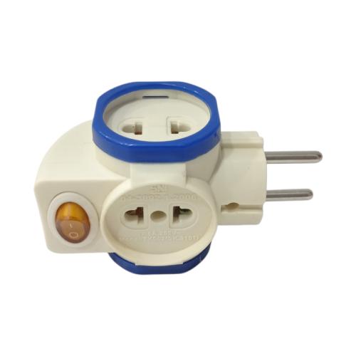 4 LB / TRM Steker Stop Kontak Colokan Serbaguna 4 IN 1 + Switch