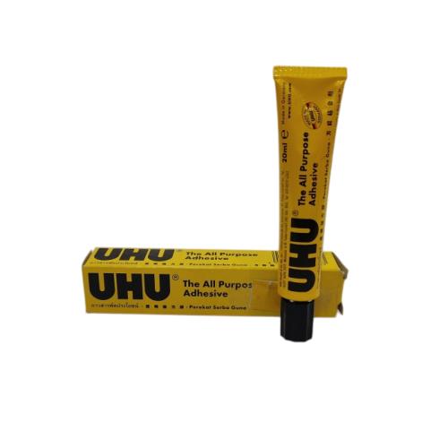 20 ML / UHU Lem Mainan Plastik Kertas All Purpose Glue Dus