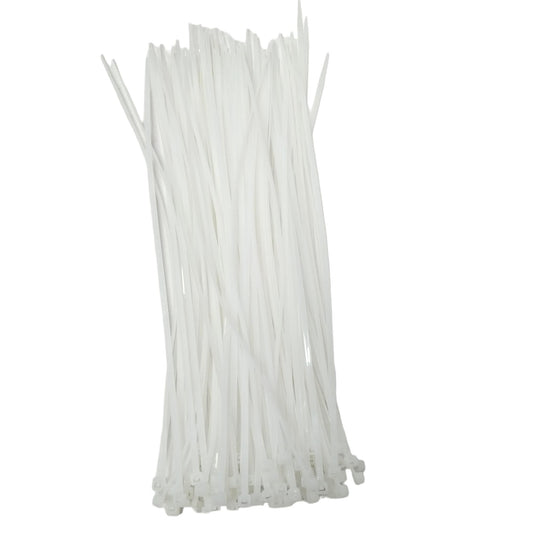 3.6 MM x 300 MM / MIKOTEK Kabel Cable Ties Tali Ripet 30 CM Putih Pack