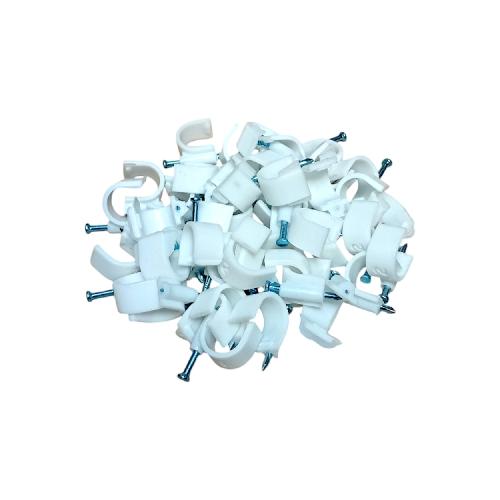 12 MM / HOK Klem Kabel Penjepit Penyangga Paku Beton Bungkus