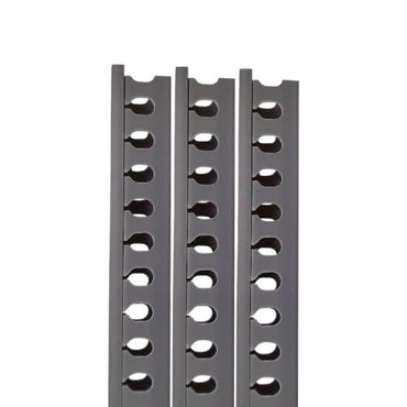 33 MM x 33 MM x 1700 MM / NISO Kabel Dak Ducting Trunking Protector Abu-Abu Batang