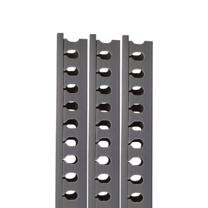 33 MM x 33 MM x 1700 MM / NISO Kabel Dak Ducting Trunking Protector Abu-Abu Batang