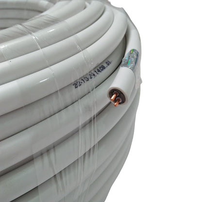 2 INTI x 1.5 MM / TM NYM Tunggal Kabel Tembaga SNI Putih Meter