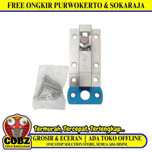 2 IN / MULLER Grendel Kunci Slot Pintu Jendela Stainless