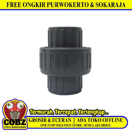 1/2 IN / ONDA Water Mur Moor Polos Union Socket Plastik PVC
