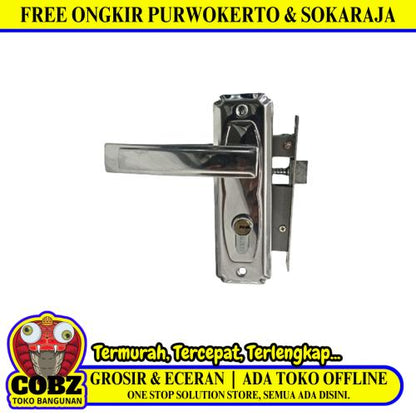 N. DIOR 103 SN / CP Handle Door Lock Tarikan Handle Kunci Pintu Kecil Set
