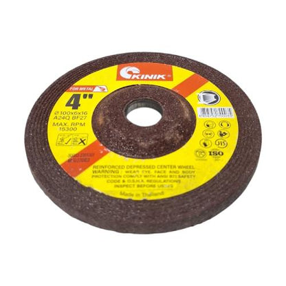 4 IN / KINIK A24Q  Metal Grinding Mata Gerinda Poles Asah Besi