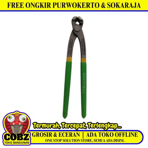9 IN / GARFIELL  Catut Tang Kakak Tua Alat Potong Kawat Gagang Karet