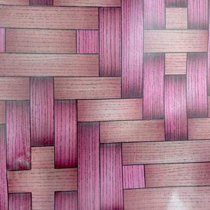 120 CM x 15 M / NANYA CAB 001 1AB Karpet Perlak Lantai Meja Vinyl PVC Pink Roll