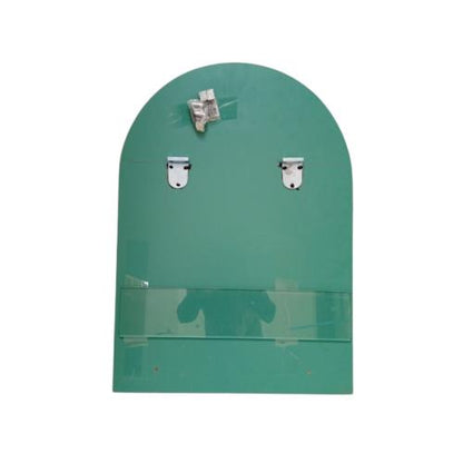 50 CM x 70 CM / DIAMOND Cermin Wastafel Kaca Kamar Mandi Setengah Lingkaran Polos Set