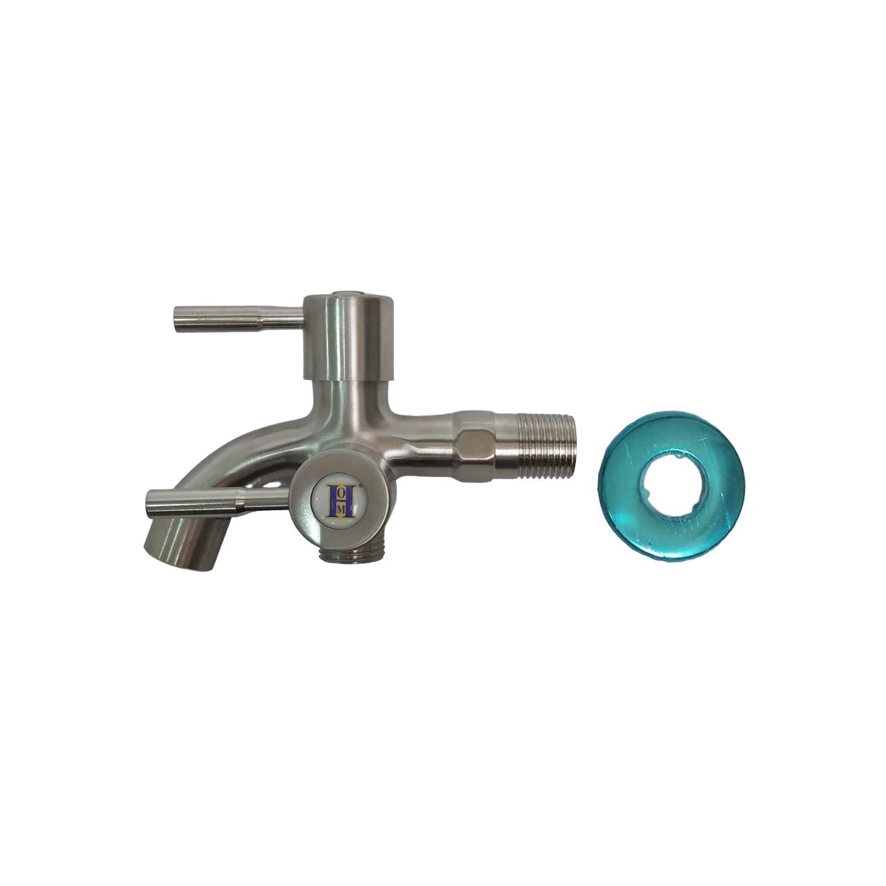 1/2 IN/HOM HBADC03 Kran Air Cabang Double Shower Mesin Cuci Stainless