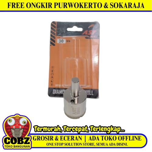 30 MM / BULL AST Mata Coring Diamond Core Pelubang Keramik Granit Kaca