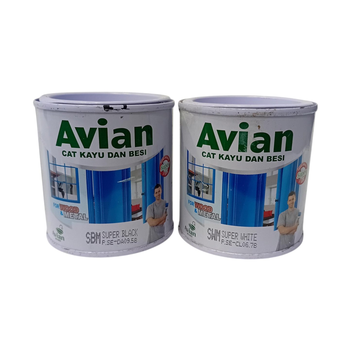 200 CC / AVIAN MATT Cat Kayu Besi Wood Metal Paint Kaleng
