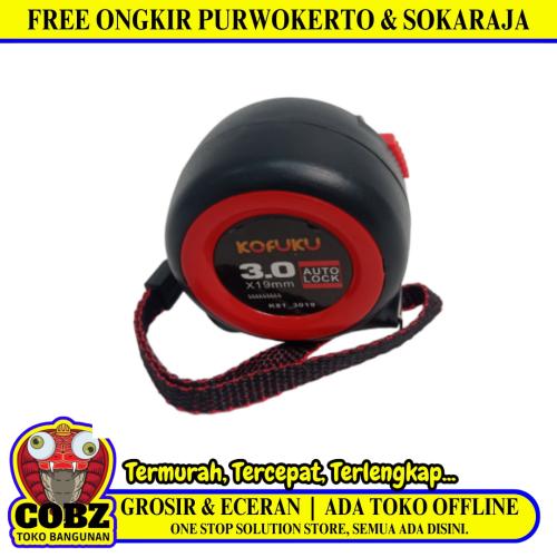 3 M / KOFUKU Meteran Alat Ukur Tukang Bangunan Measuring Tape