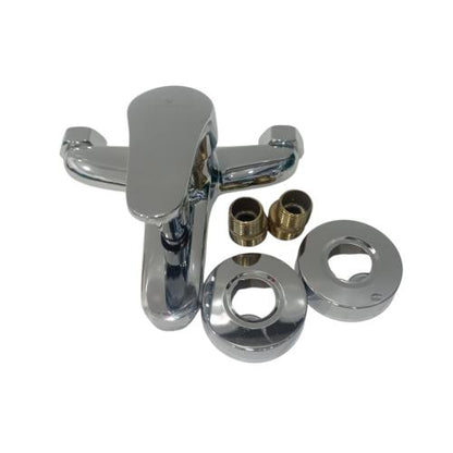 1/2 IN / VICENZZO 933 Kran Shower Panas Dingin Stainless + Selang + Shower Set