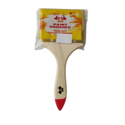 4 IN / GOOD Kuas Cat Tembok Kayu Besi Air Acyrlic Paint Brush