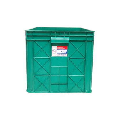 631 MM x 414 MM x 380 MM / ATARI 9920 P Krat Industri Keranjang Buah Rongga Green