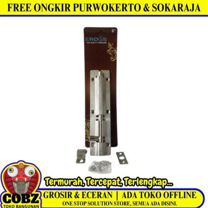 6 IN / ERDOS Grendel Kunci Slot Pintu Jendela Stainless