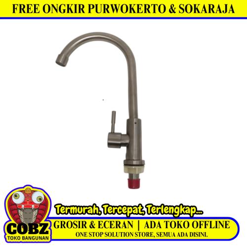 1/2 INCH/SUS 304 Kran Angsa Sink BCP Wastafel Stainless PVC