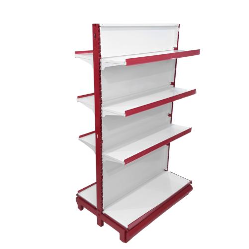 SB 30 CM x L 90 CM x 155 CM / TM RD 8 Rak Minimarket Gondola Double Starting Merah Putih Set