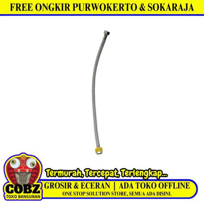 1/2 IN x 50 CM / APOLLO Selang Fleksibel Sink Hose Kloset Anyam Stainless