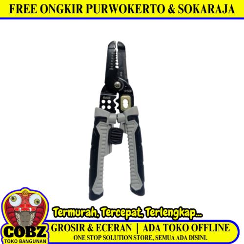 7 1/2 IN / COBZ 01 Tang Crimping Kupas Potong Kulit Kabel Skun Ratchet