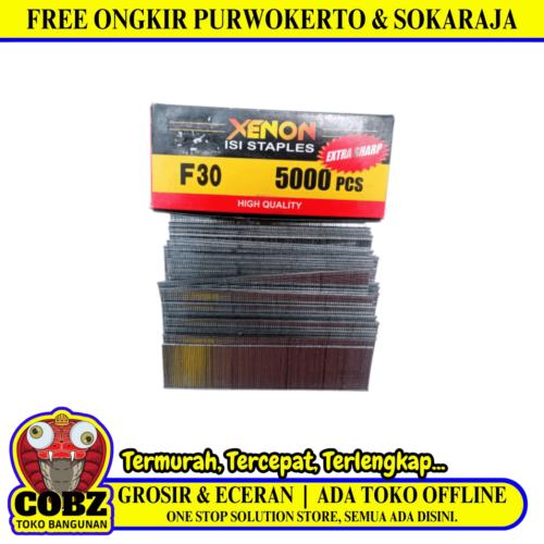 F 30 / XENON Paku Tembak Air Nailer Stapler Gun 30 MM Lurus Dus