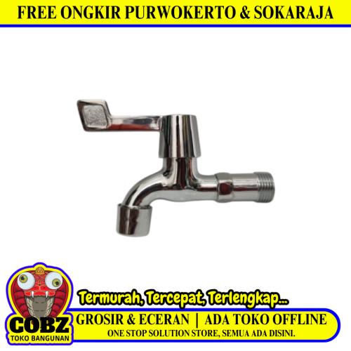 1/2 IN / NB  Kran Air Tembok Taman Kamar Mandi Stainless