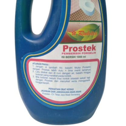 1 L / RUKITEX PROSTEK Cairan Pembersih Porselen Keramik Lantai Toilet Botol