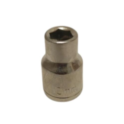 6 PT x 1/2 IN x 10 MM / TM Mata Kunci Sok Shock Socket Chrome