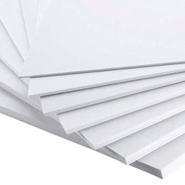 20 MM x 122 CM x 244 CM / TM Papan PVC Foam Board White Lembar