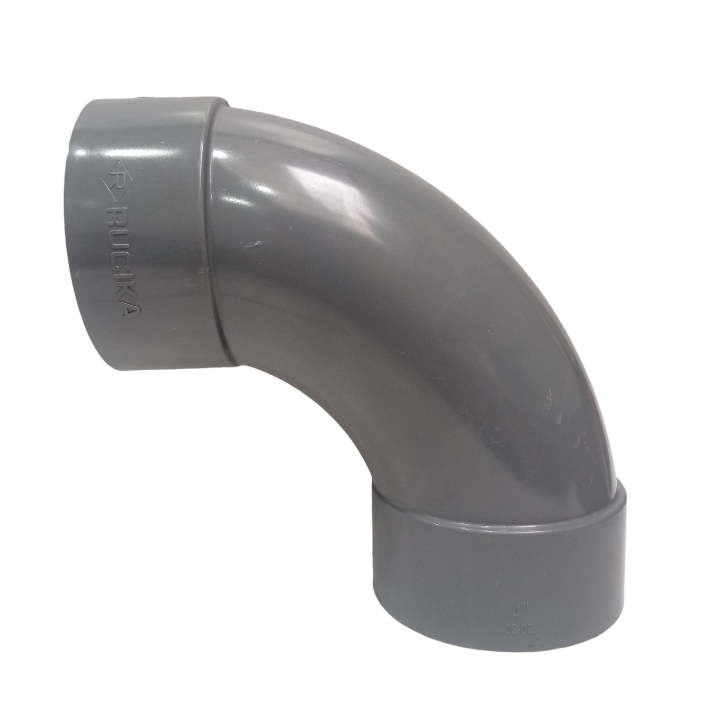 4 IN / RUCIKA D-LL Elbow Knee Keni Large Radius Fitting Pipa PVC