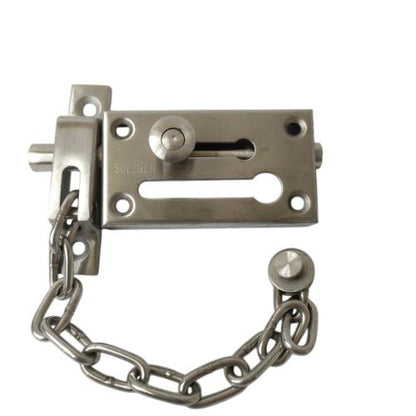 SOLIGEN Grendel Rantai Slot Kunci Pengaman Pintu Door Chain Stainless