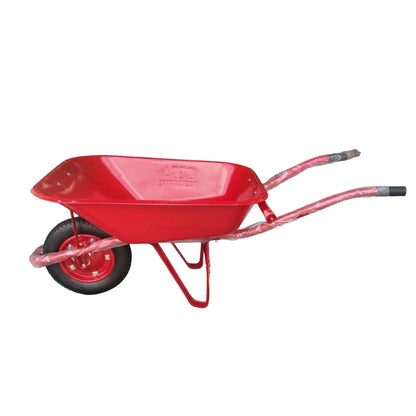 DEGA Gerobag Sorong Pasir Proyek Cor Semen 1 Roda Ban Hidup Merah Set