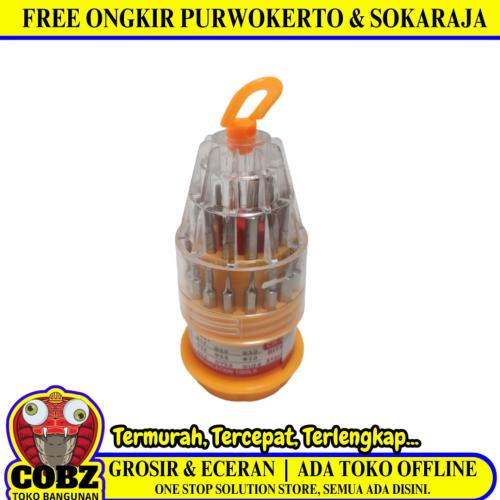 MTE Obeng Reparasi Jam HP Komputer Kacamata 30 Pcs Set