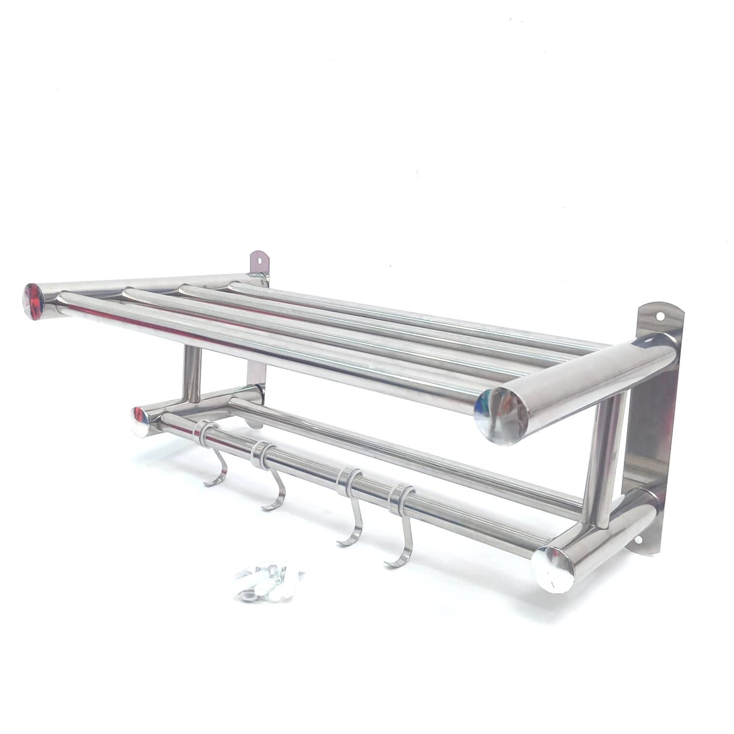 FUTAKO 02 Tempat Handuk Pakaian Tempel Dinding Besar Stainless Set