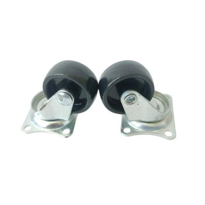 1 IN / GLX SP30 Roda Hidup Trolly Bentuk Plat 25 MM Nylon Hitam 16 Pcs Dus