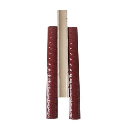 20 CM / NM Kuku Macan Bon Bon Lis Keramik Permukaan Maroon Lembar