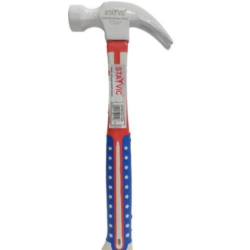 12 OZ / STAYVIC PK-S1022 Palu Martil Kambing Tanduk Congkel Paku Gagang Karet