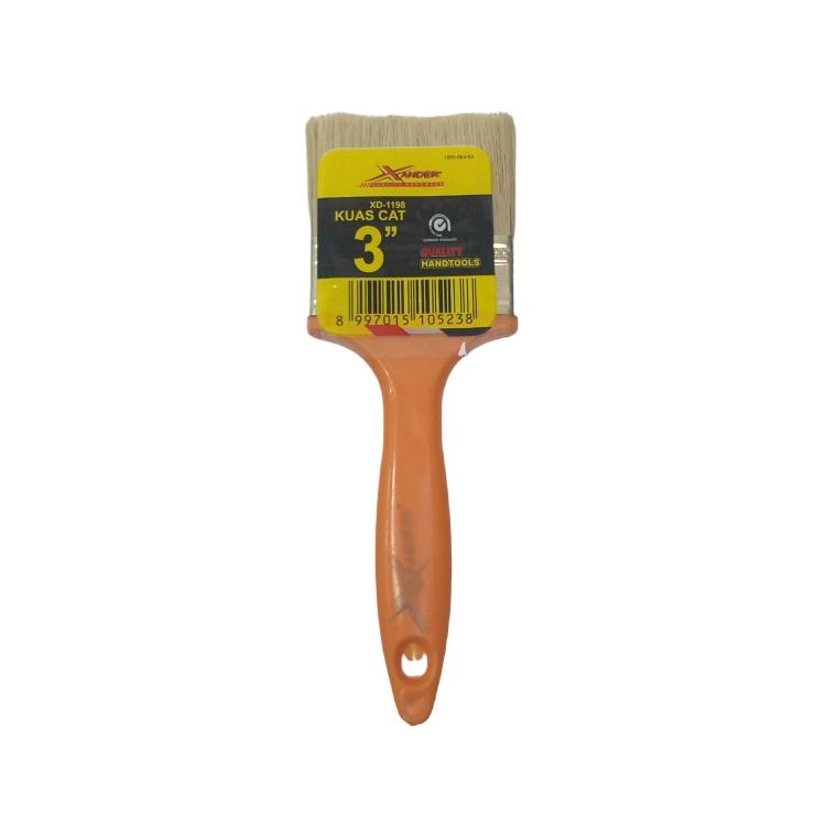 3 IN / XANDER Kuas Cat Tembok Kayu Besi Air Acyrlic Paint Brush