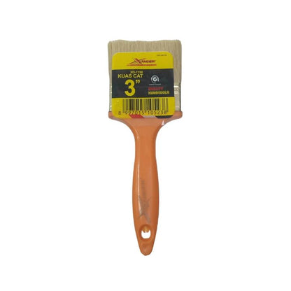 3 IN / XANDER Kuas Cat Tembok Kayu Besi Air Acyrlic Paint Brush
