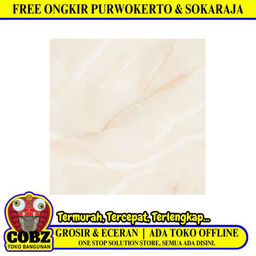40 CM x 40 CM / ARWANA 9919 Keramik Lantai Rumah Glossy Cream Dus