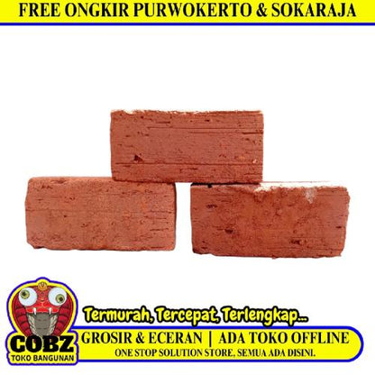20 CM x 10 CM x 5 CM / TM Batu Bata Merah Press Biji