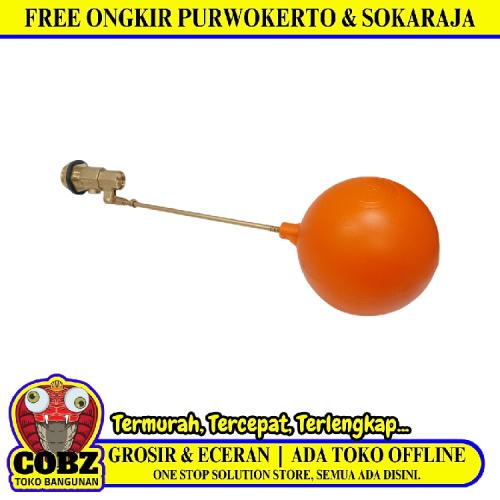 3/4 IN / HONXI Floating Valve Pelampung Bola Air Torrent Plastik PVC Set