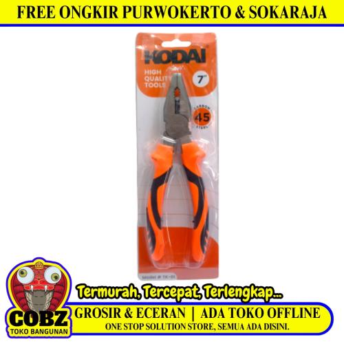 7 IN / KODAI Tang Kombinasi Kawat Kabel Combination Pliers